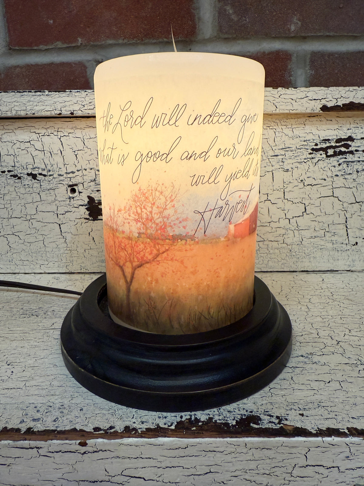 Good Harvest Land Candle Sleeve