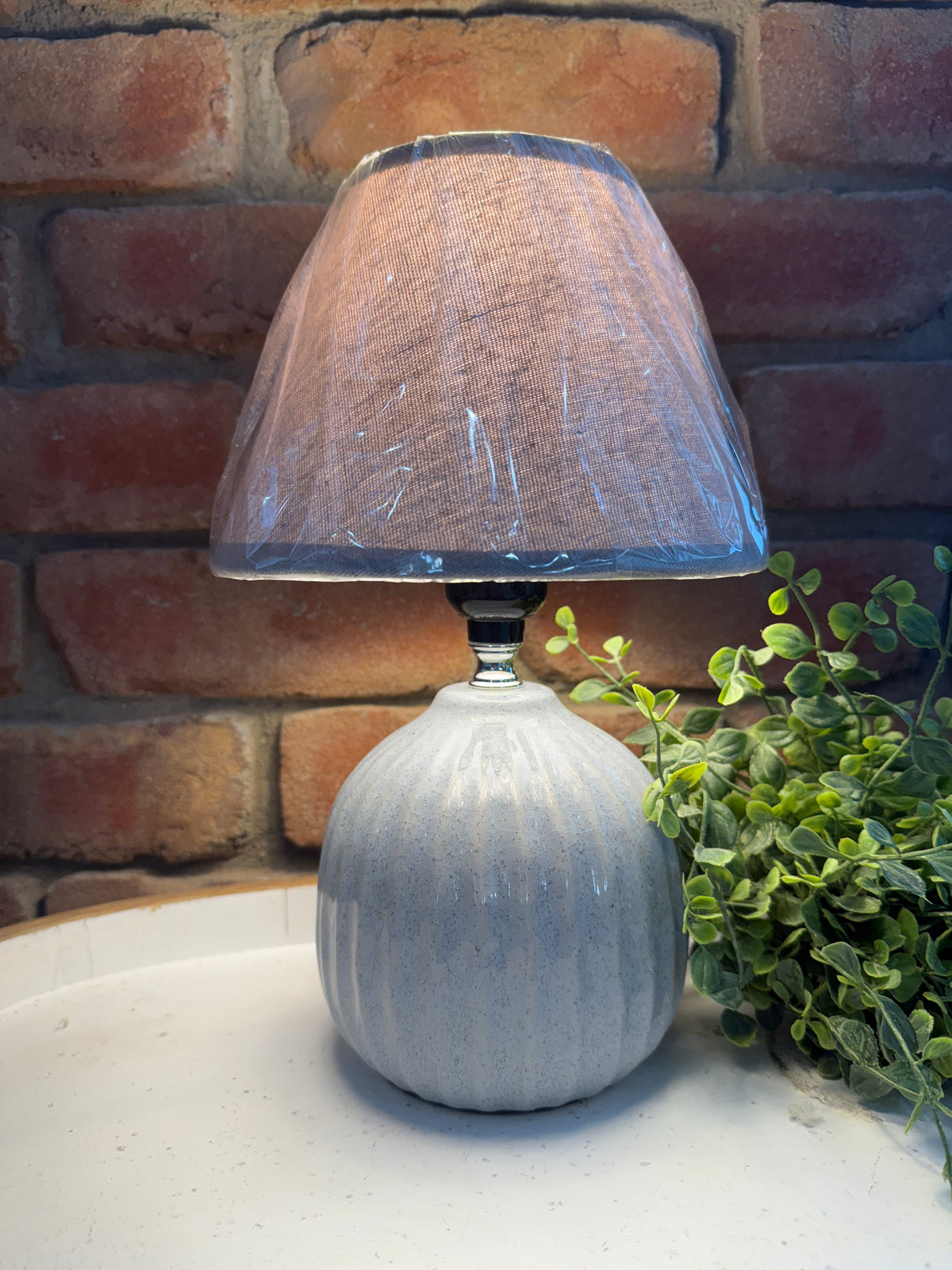 Sandy Two Tone Lamp &amp; Shade