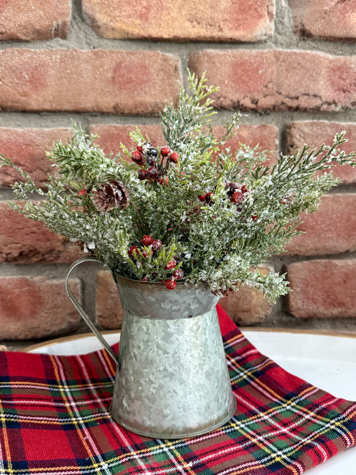 Beatrice Pitcher Holiday Arrangement