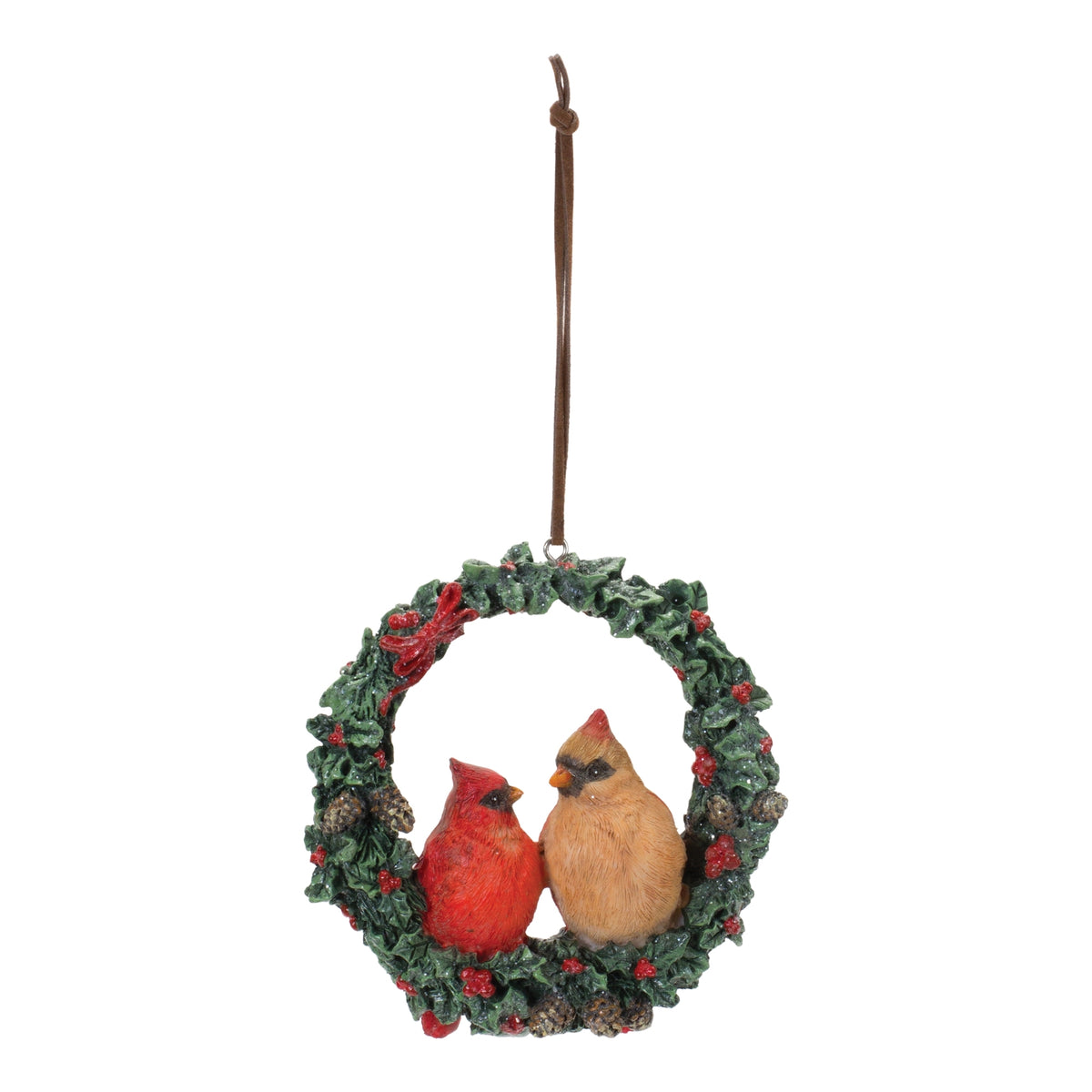 Cardinal Wreath Ornament