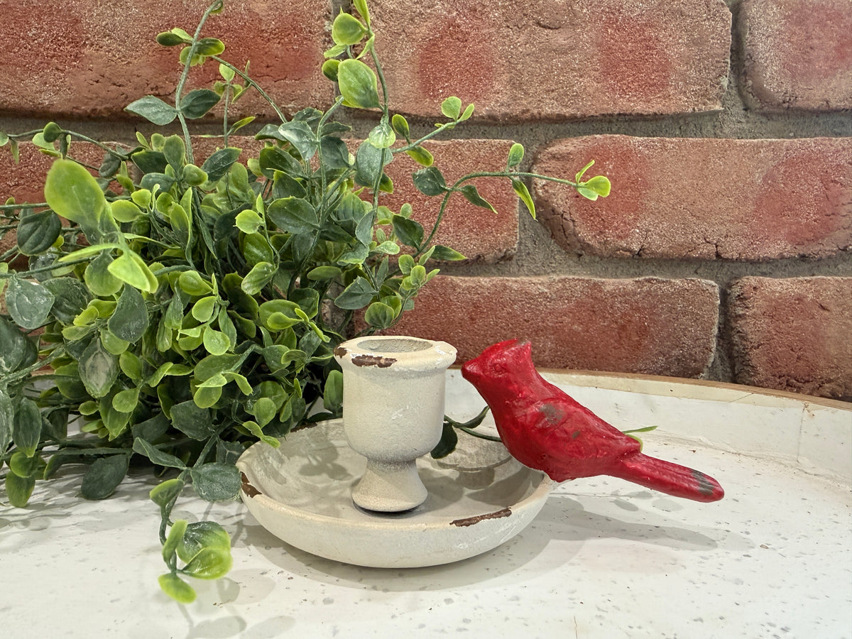 Cardinal Taper Candle Holder