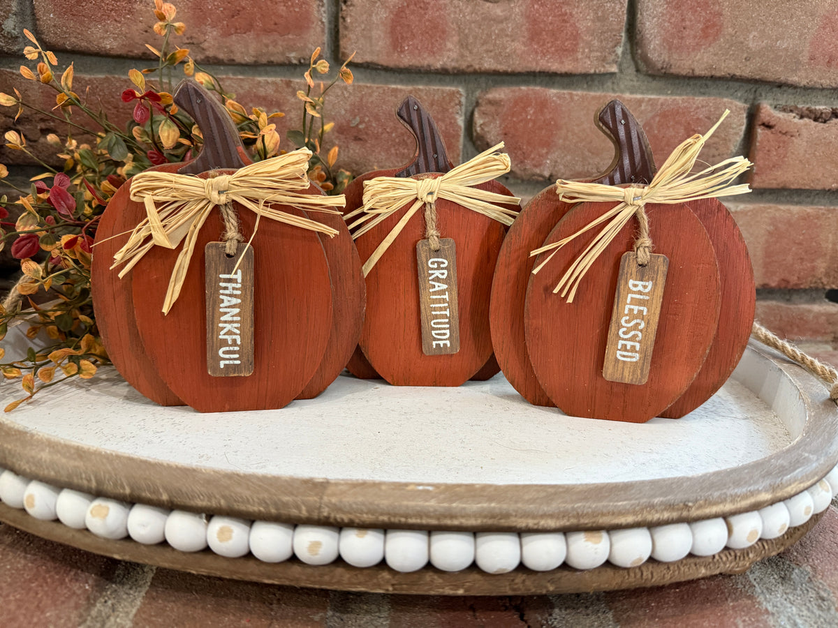 Orange Pumpkins - 3 Styles