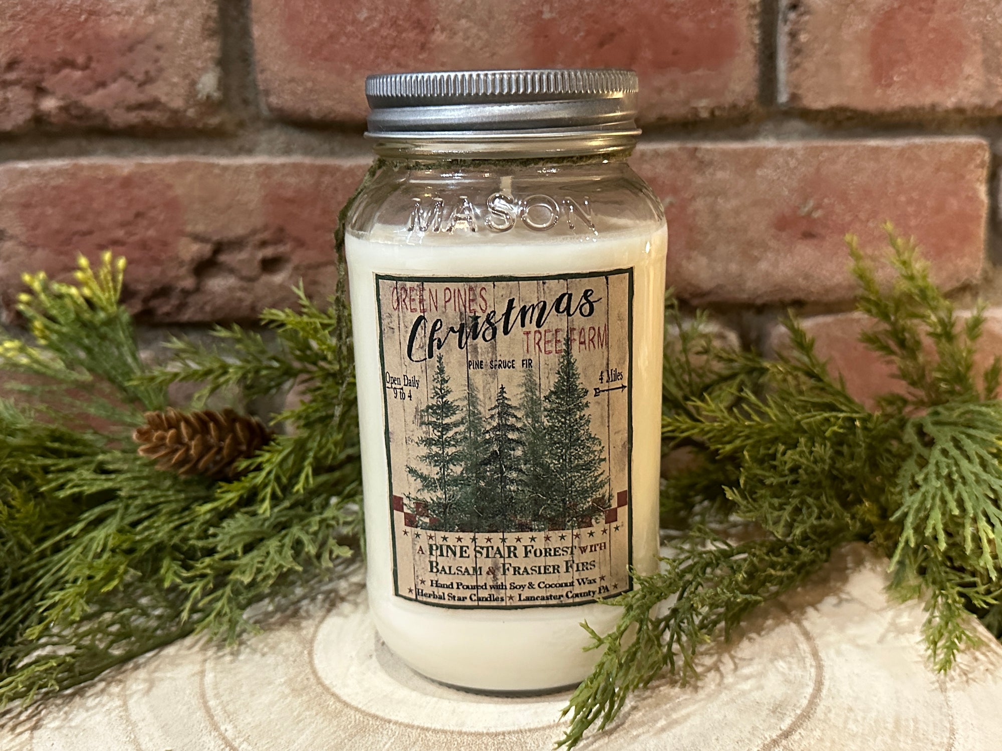 Pine Star Forest Jar Candle