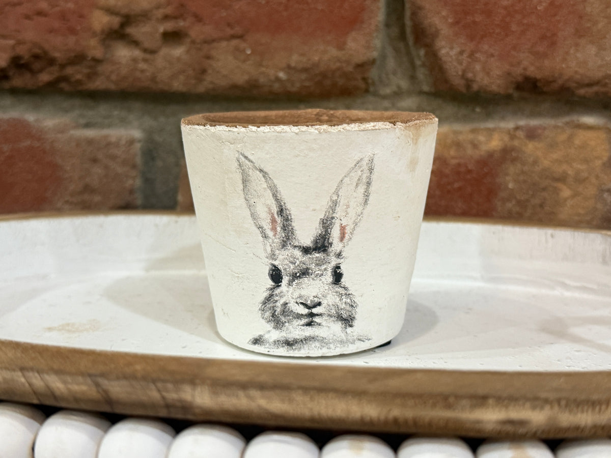 Bunny planter pot