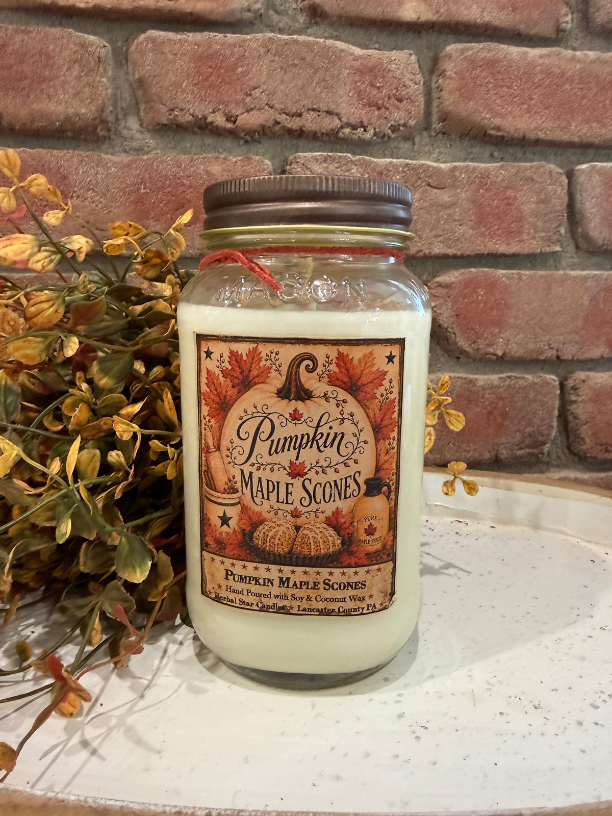 Pumpkin Maple Scones Jar Candles - 2 Sizes