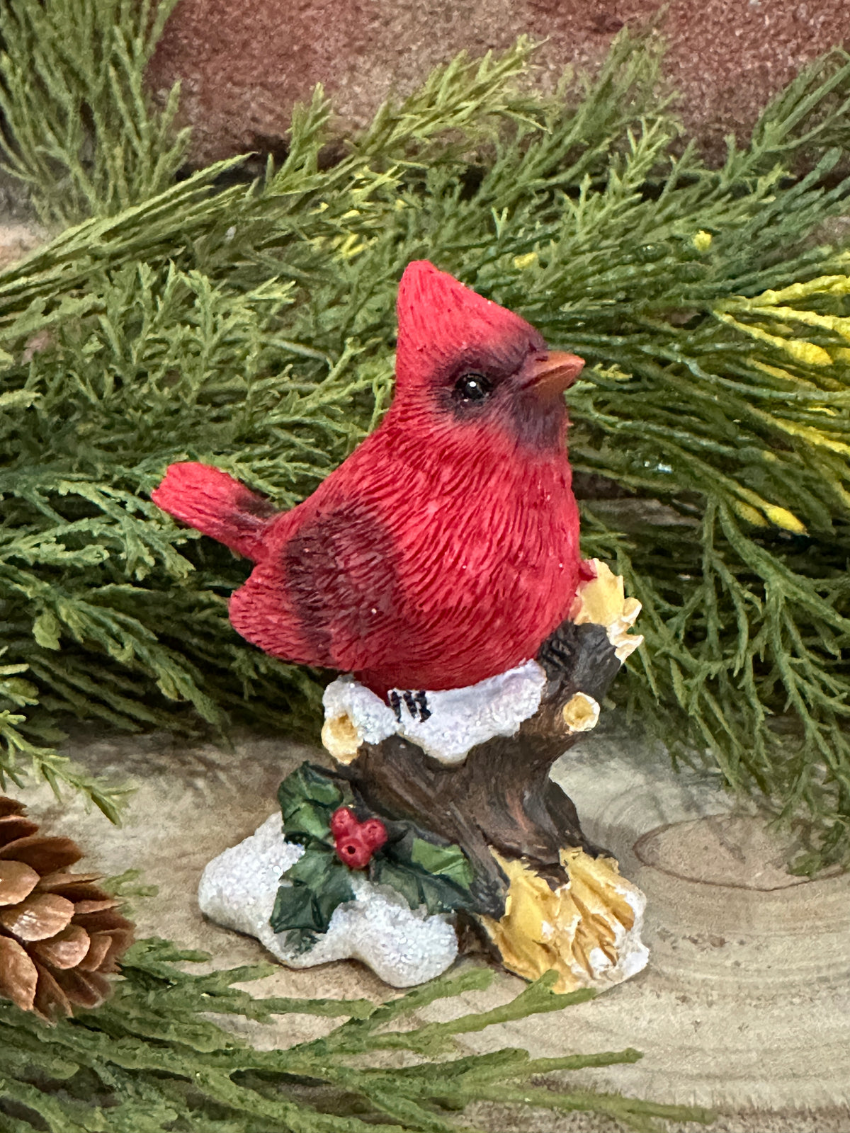 Cardinal on Snowy Branch