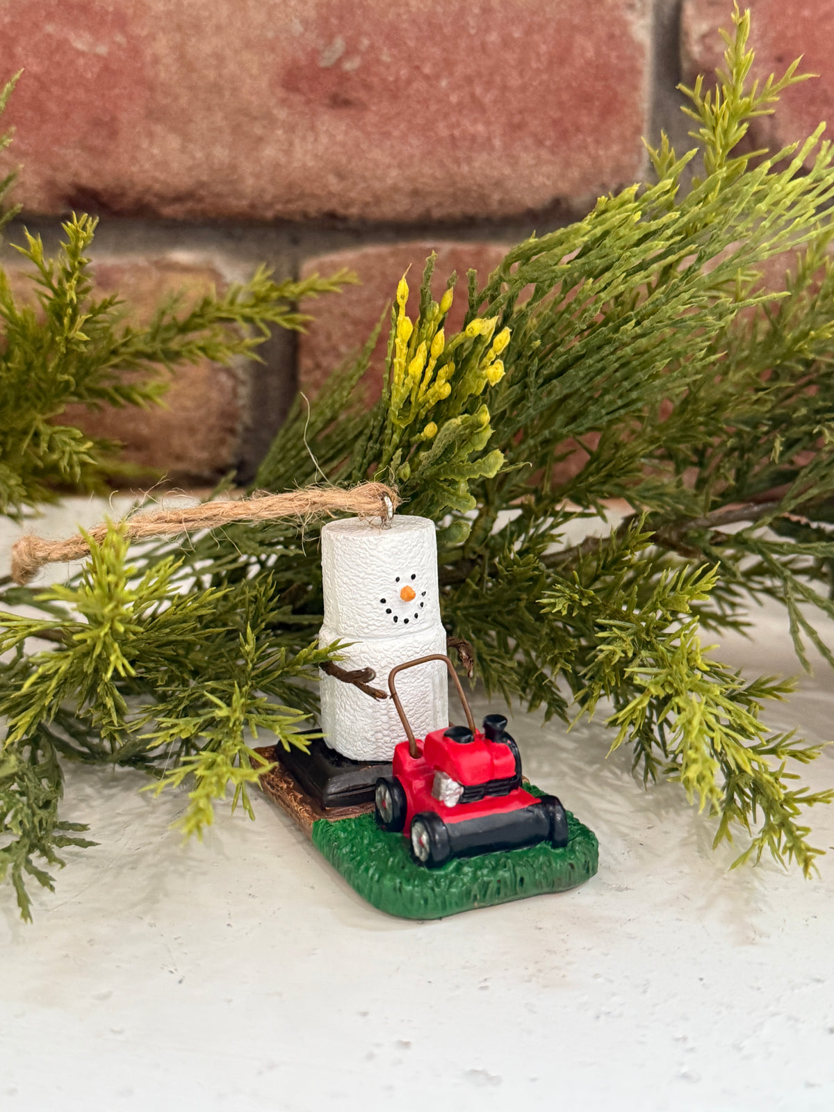 S’mores Lawn Mowing Ornament