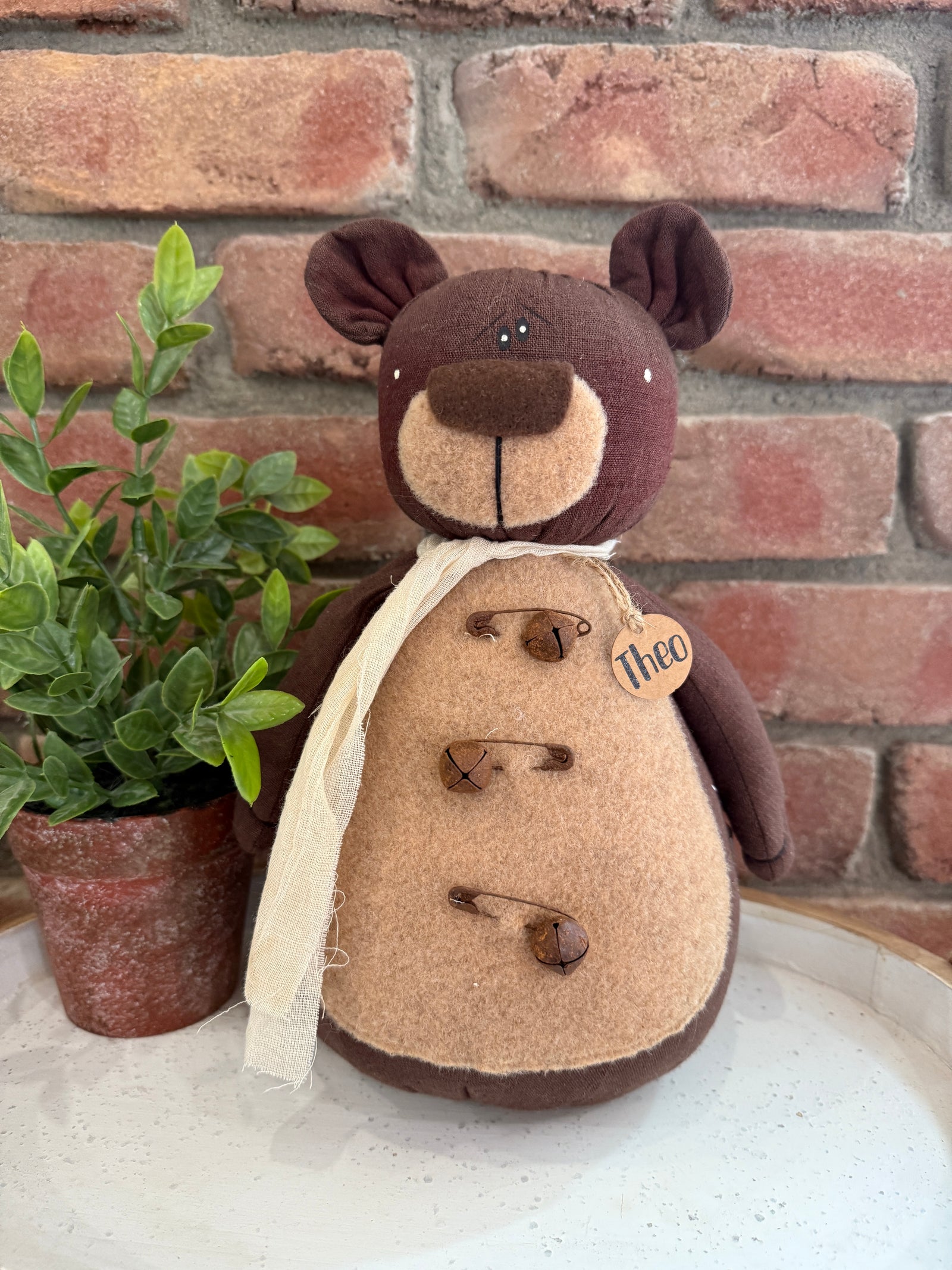 Theo the Tattered Teddy