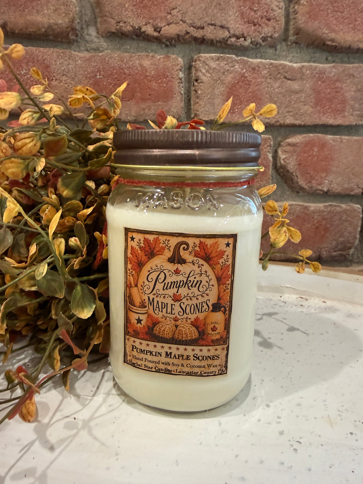 Pumpkin Maple Scones Jar Candles - 2 Sizes