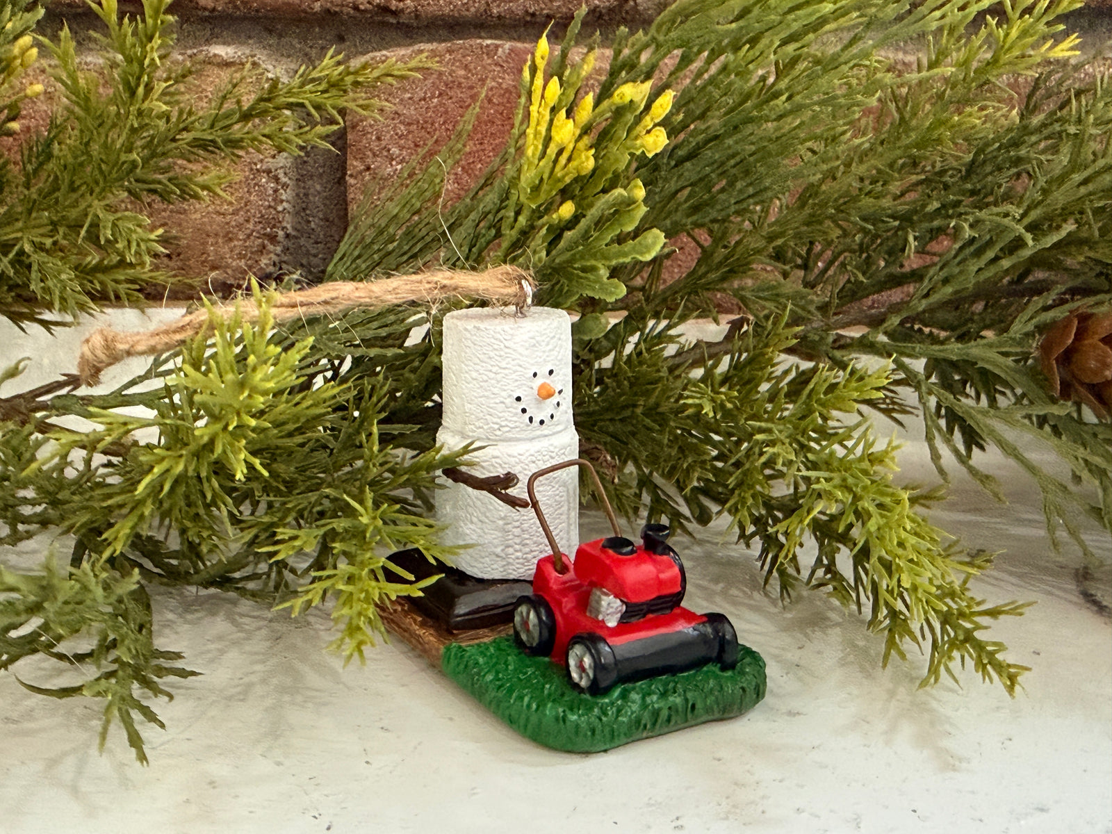 S’mores Lawn Mowing Ornament