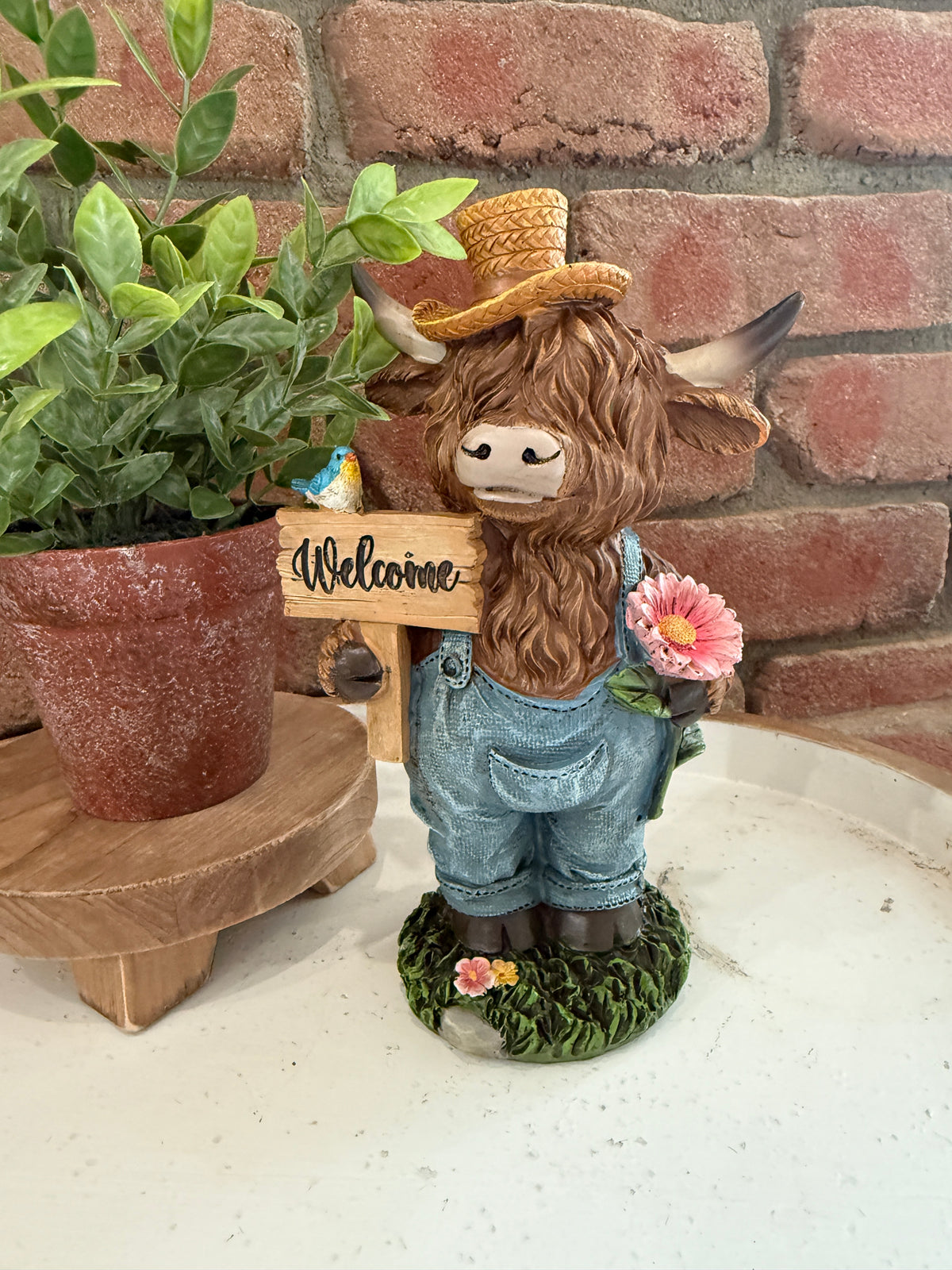 Highland Cow Gardener - Two Styles