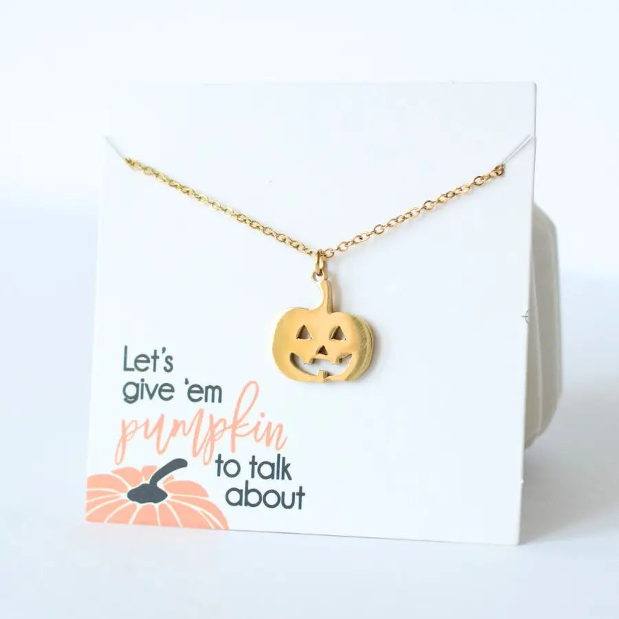 Jack o Lantern Necklace