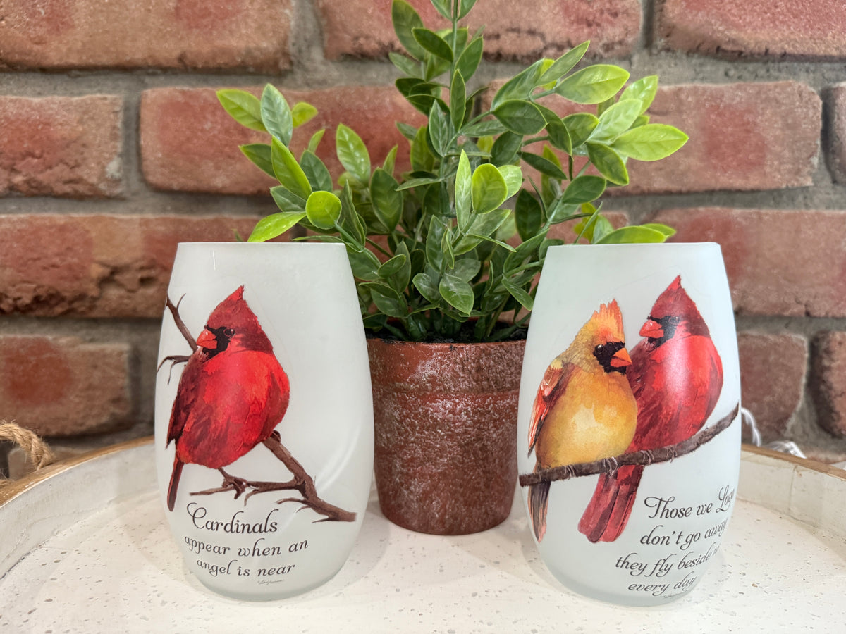 Cardinal Lighted Vase - Two Styles