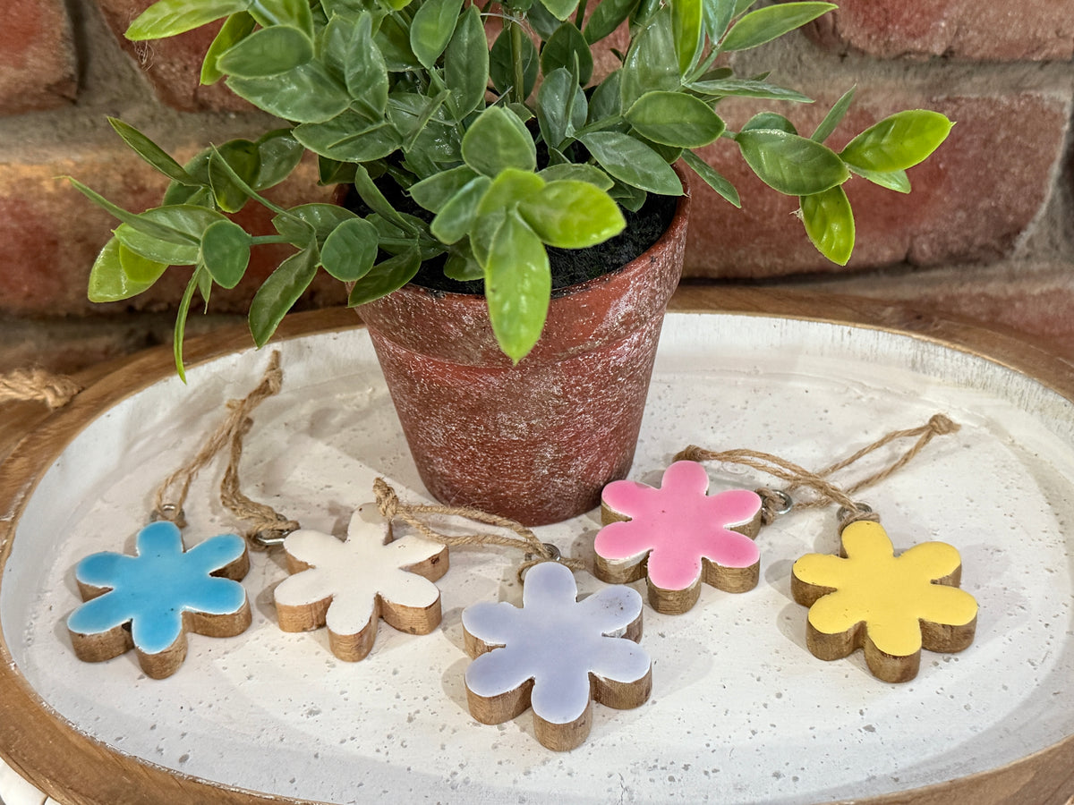 Spring Flower Ornaments - 5 Styles