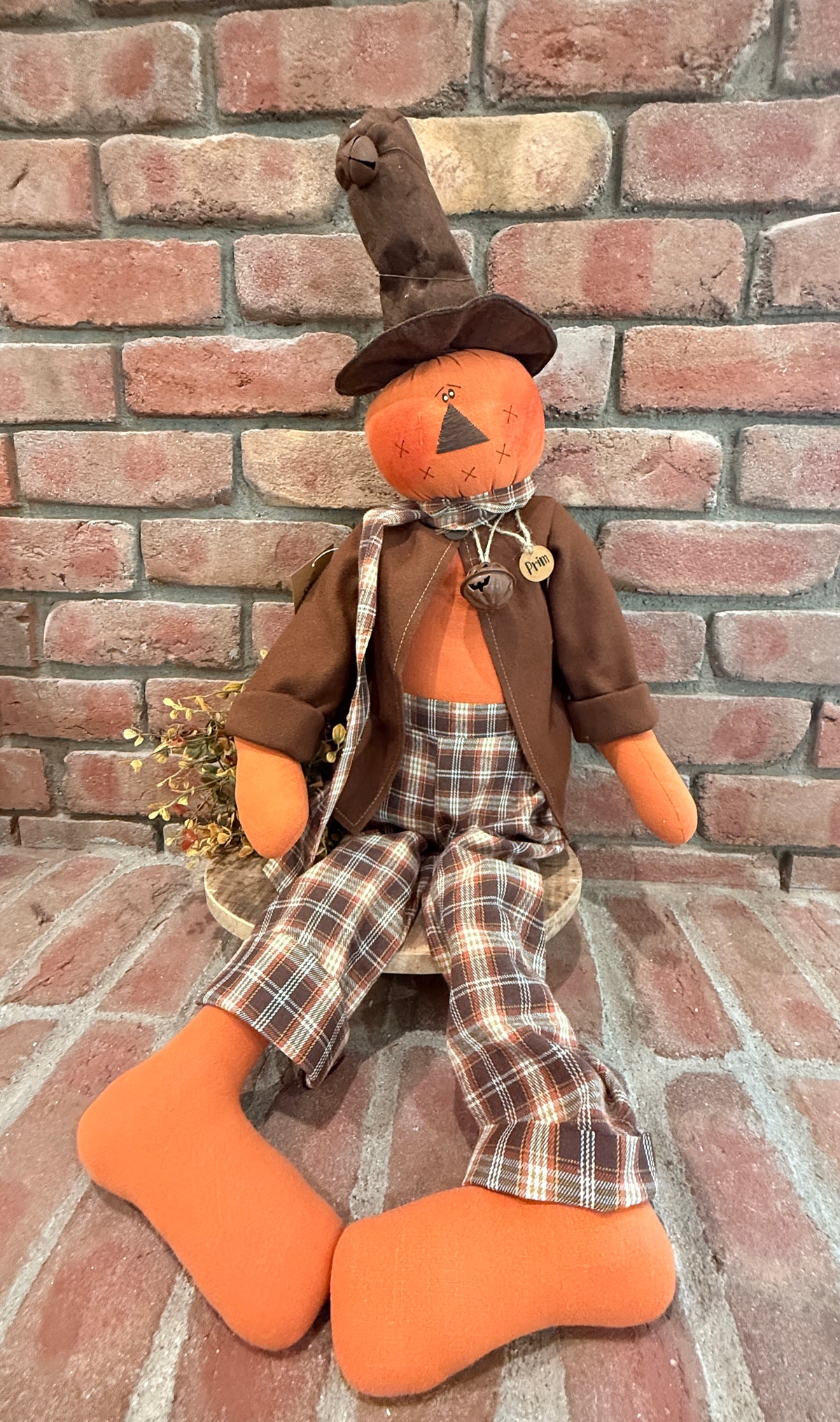 Prim the Jingle Bell Jack-O-Lantern