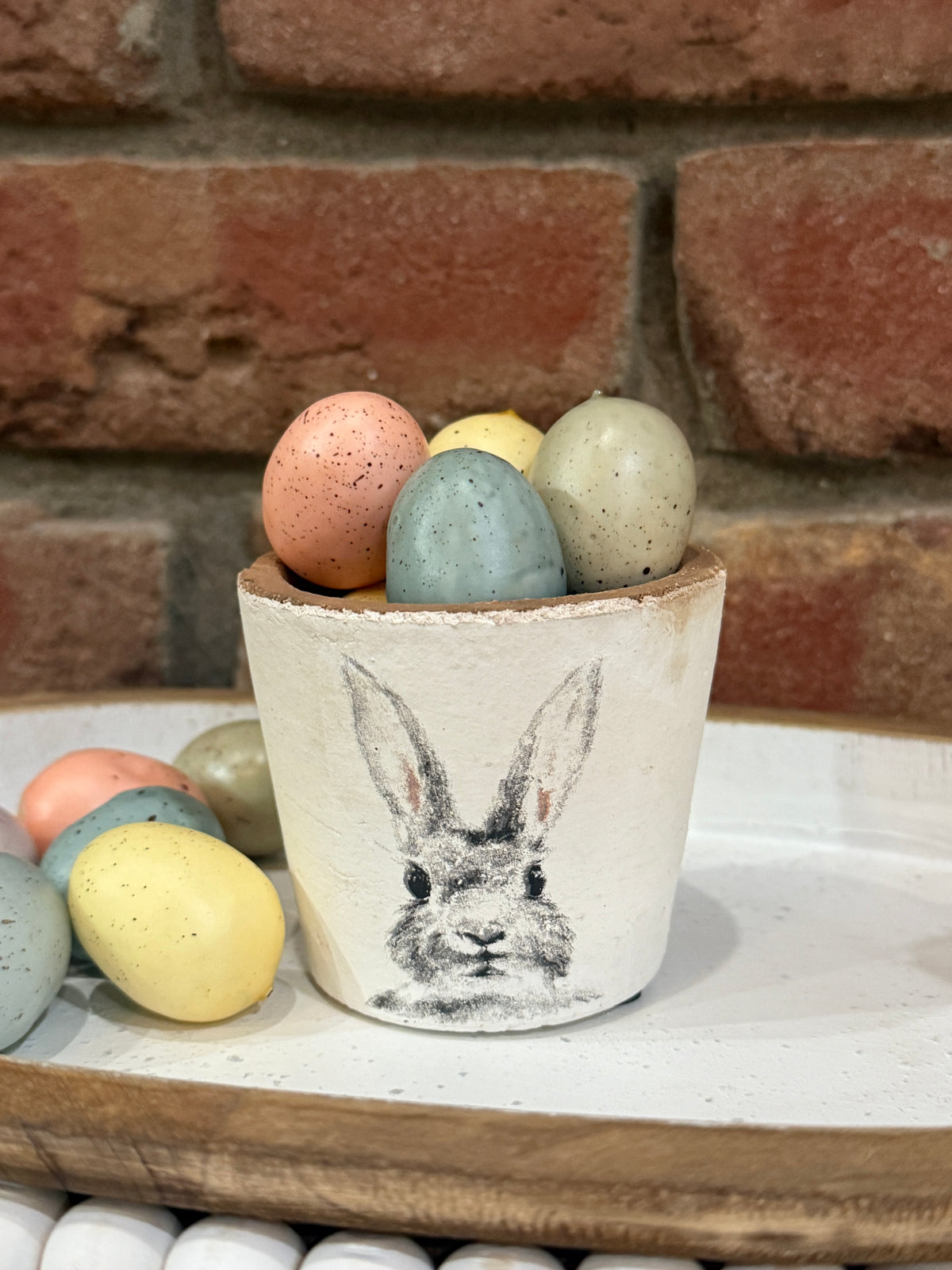 Bunny planter pot