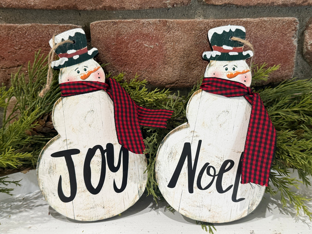 Snowman Ornament - 2 Styles