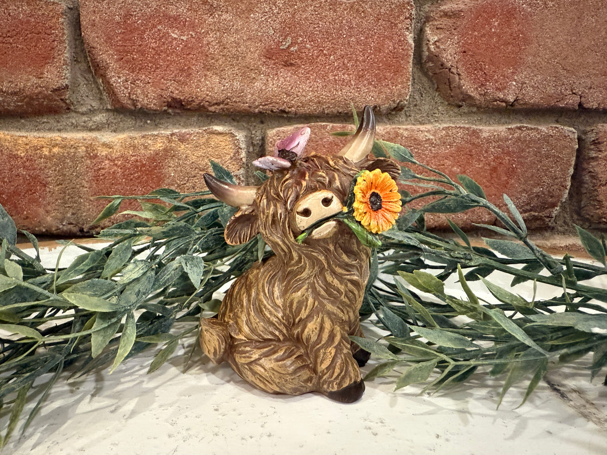 Highland Cow Flowers - 3 Styles