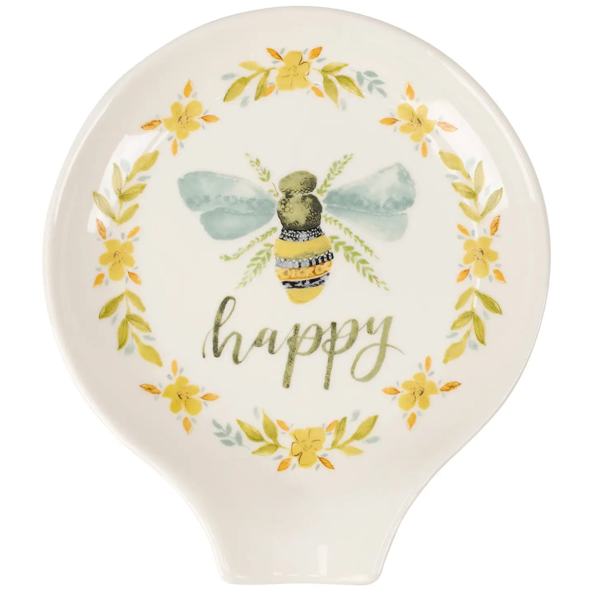 Bee Happy Spoon Rest