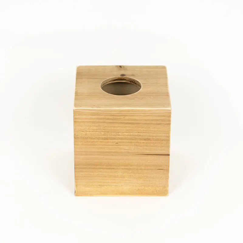 Wood Tissue Holder