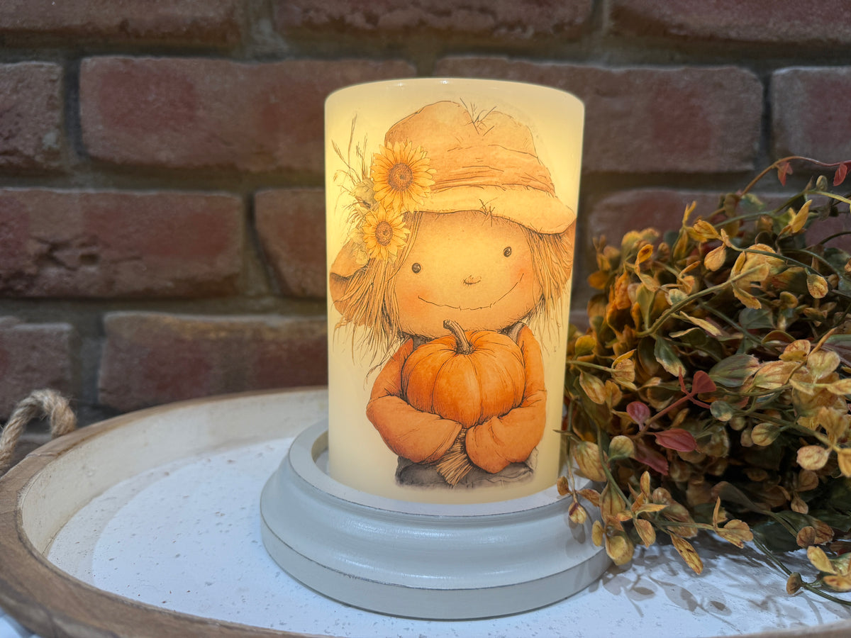 Maddie Scarecrow Candle Sleeve