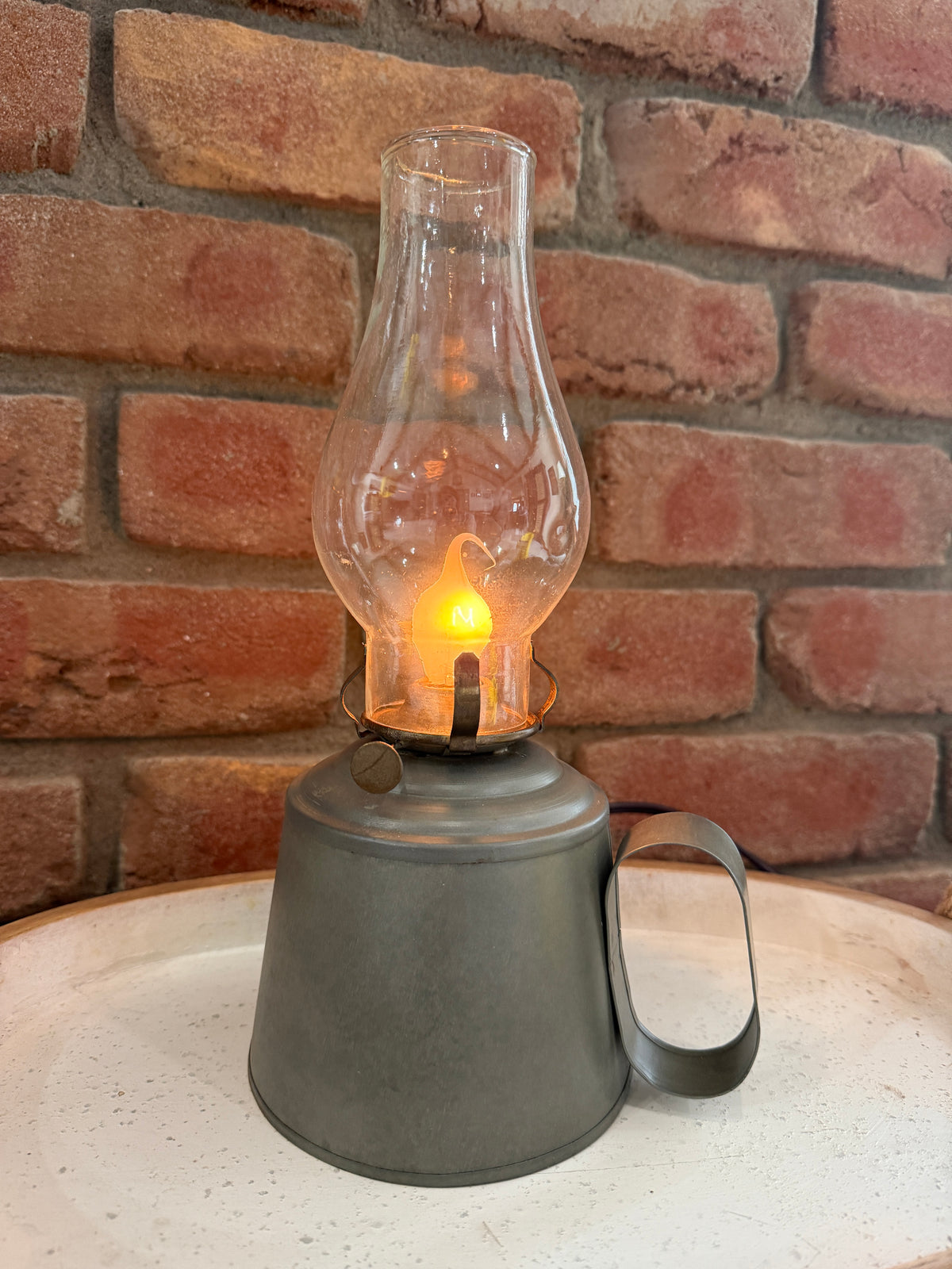 Galvanized Oil Lamp