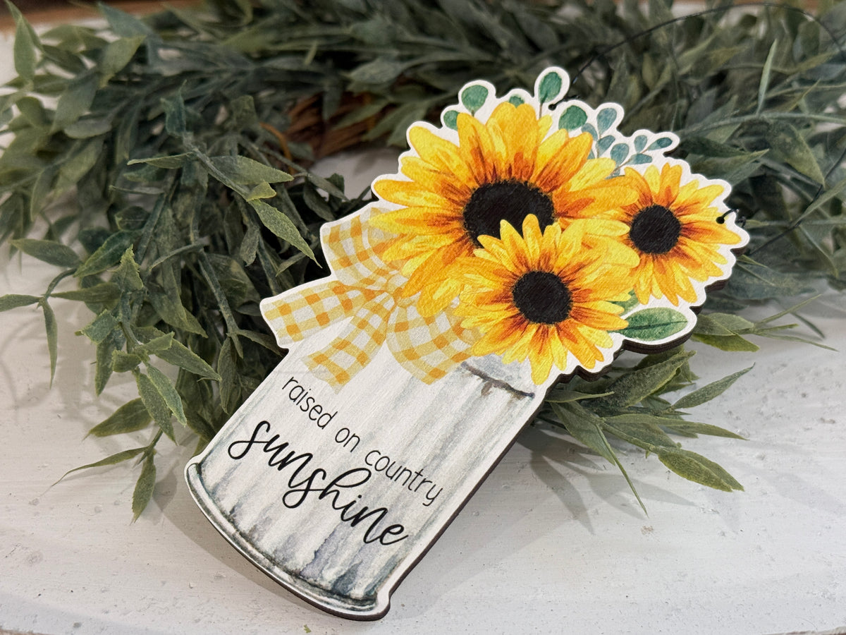 Sunshine Sunflower Ornament - 3 Styles