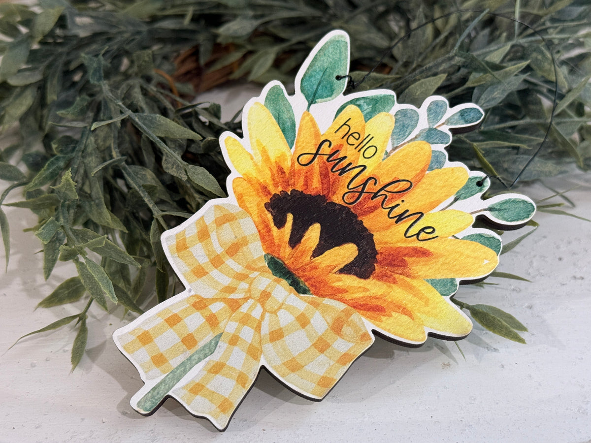 Sunshine Sunflower Ornament - 3 Styles