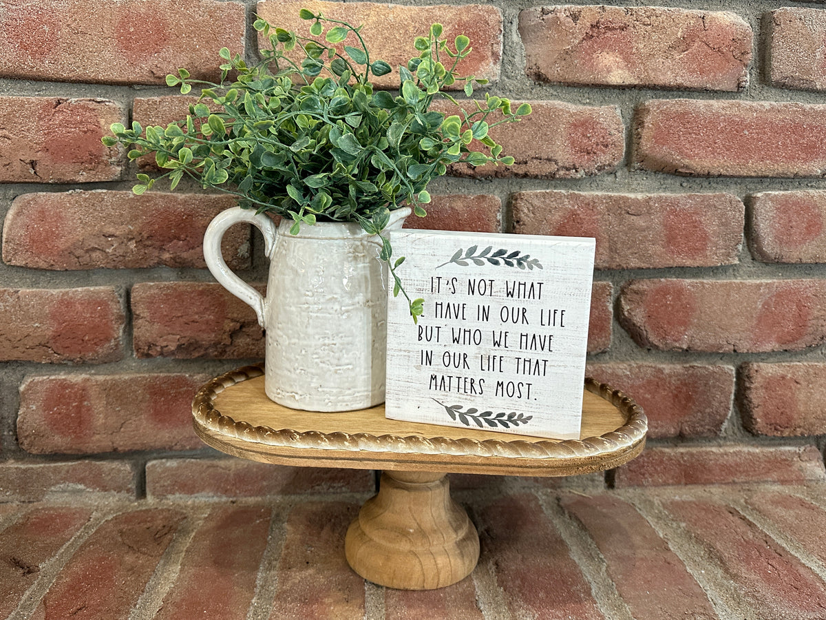 Winsome Pedestal 13” - Two Styles