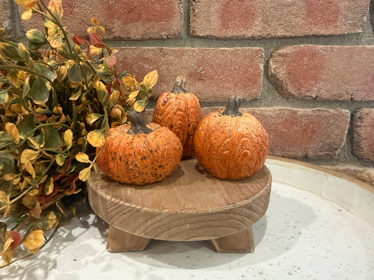 Mini Rustic Pumpkins -3 Styles