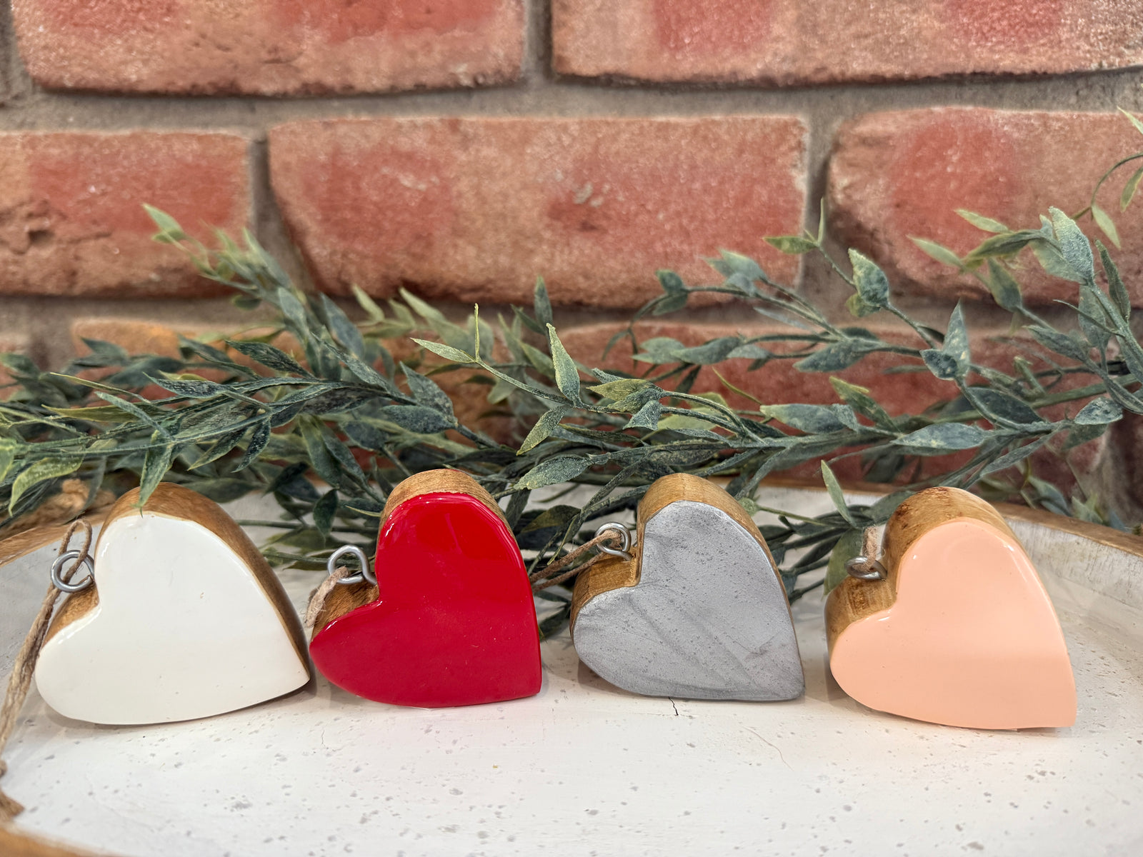 Small Wood Hearts - 4 Styles