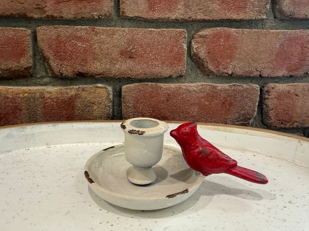 Cardinal Taper Candle Holder