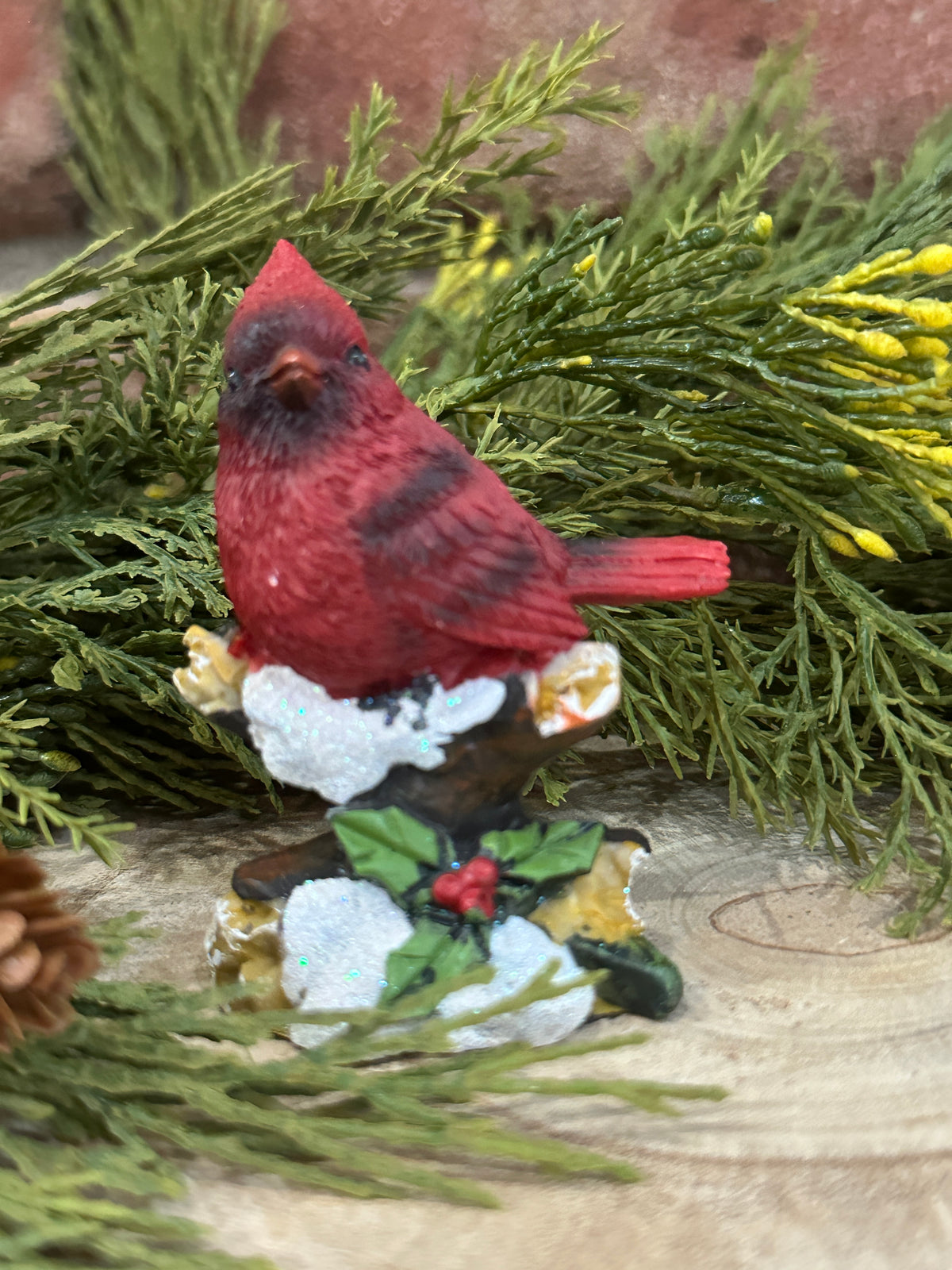 Cardinal on Snowy Branch