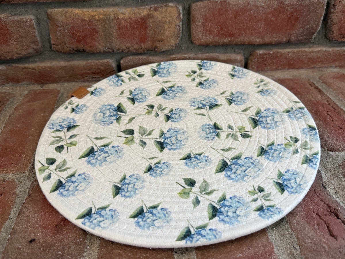 Hydrangea Round Placemat