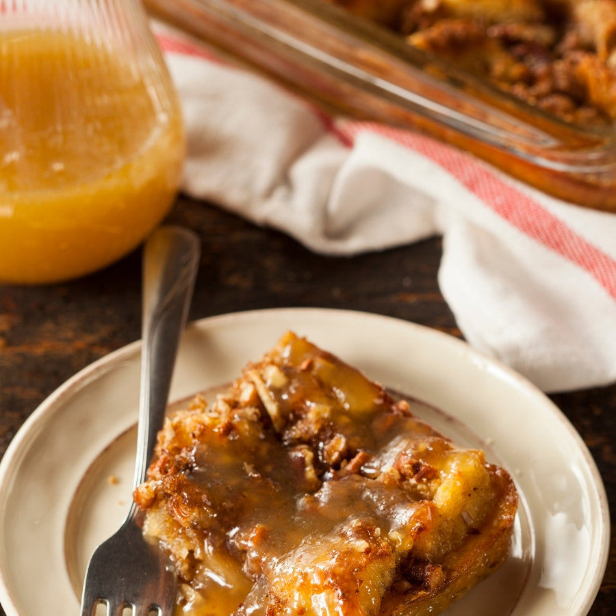 Bread Pudding + Bourbon Butter Soy Melt
