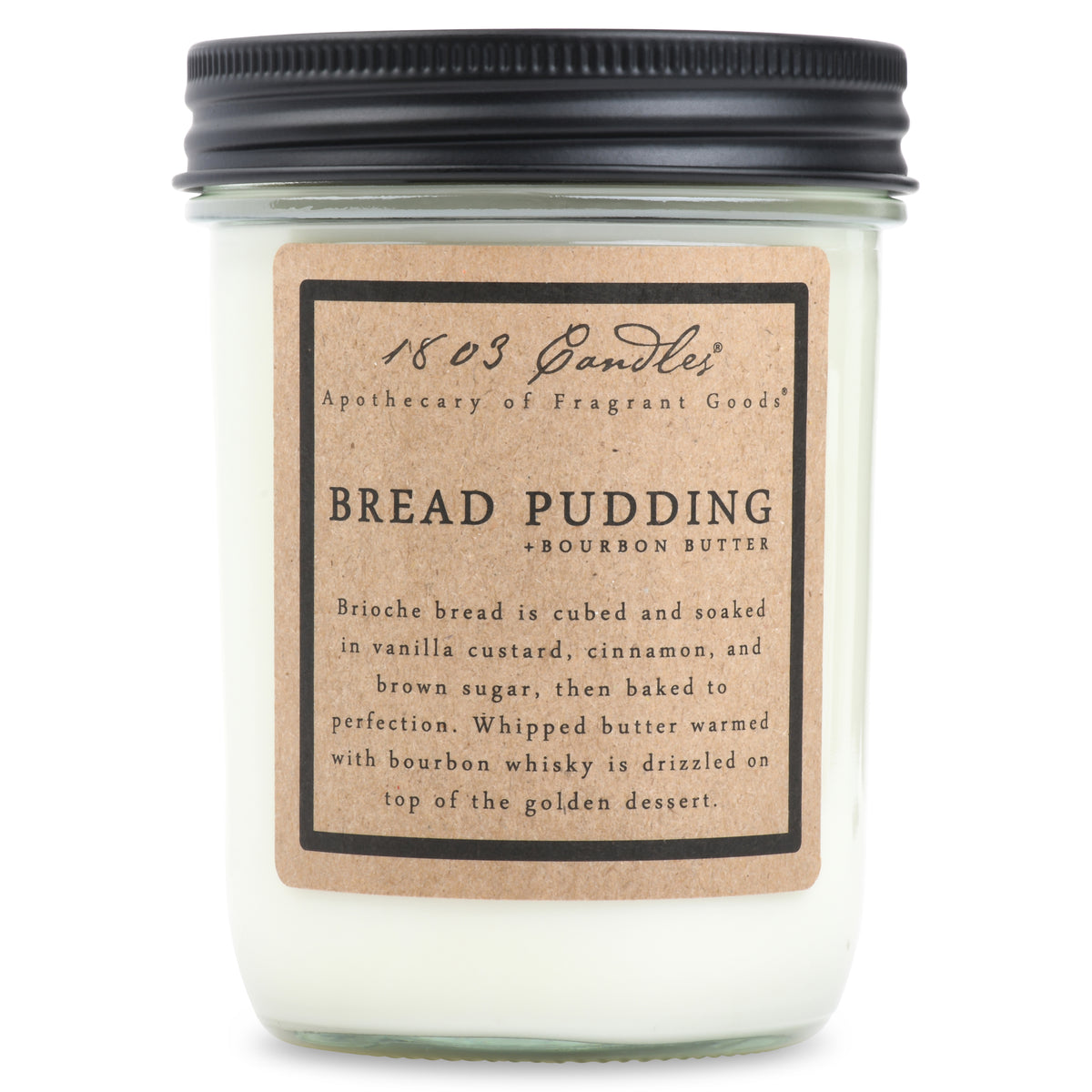 Bread Pudding + Bourbon Butter Soy Jar (14 oz)