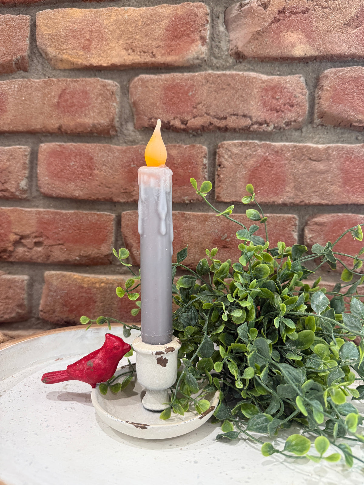 Cardinal Taper Candle Holder