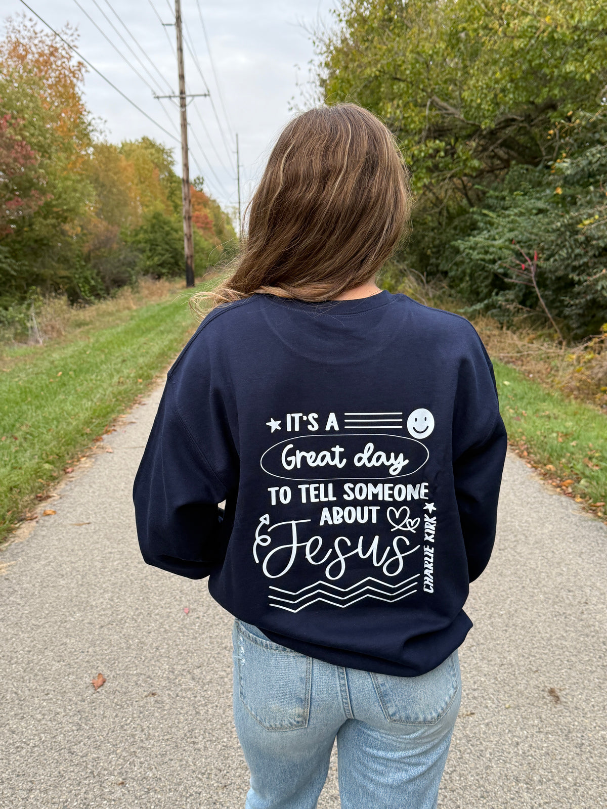 Charlie Kirk Great Day Sweatshirt