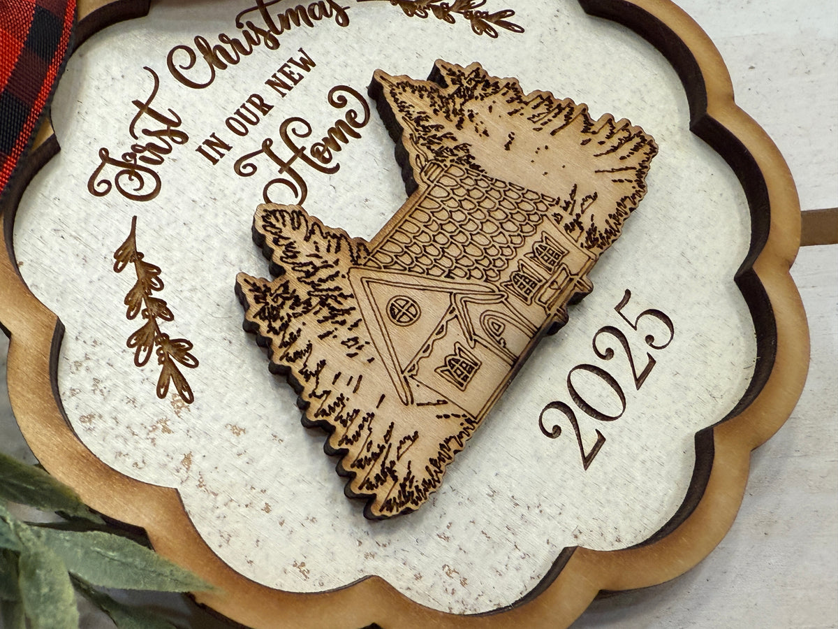 Handmade New Home 2025 Ornament