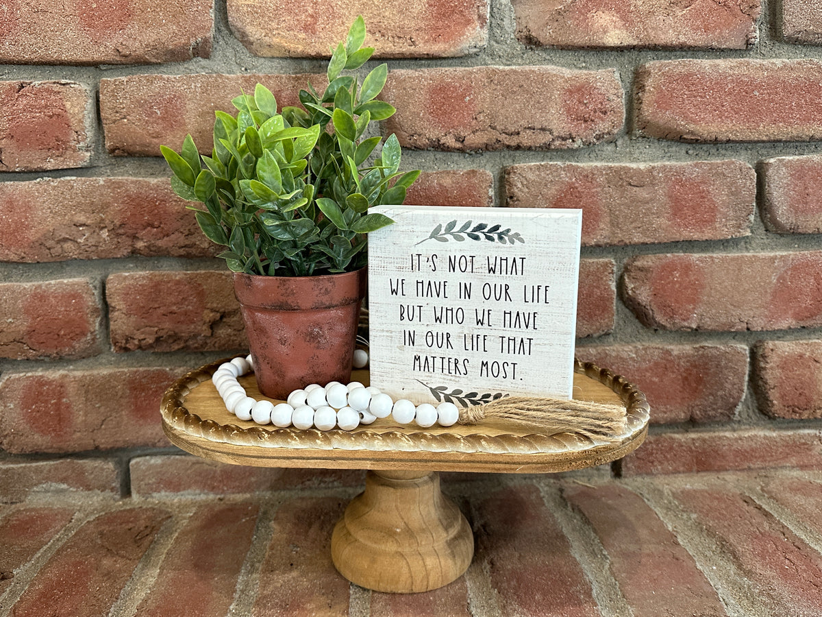 Winsome Pedestal 13” - Two Styles