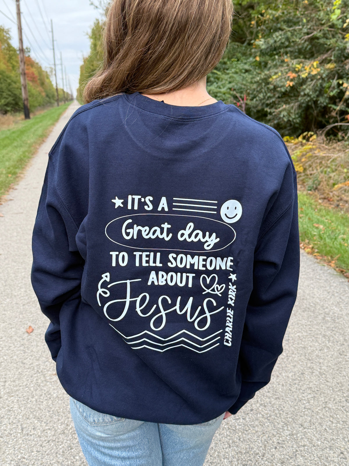 Charlie Kirk Great Day Sweatshirt