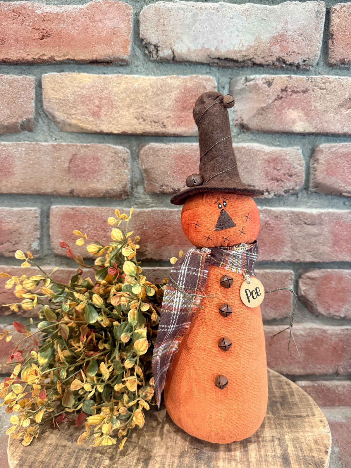 Poe the Jingle Bell Jack-O-Lantern