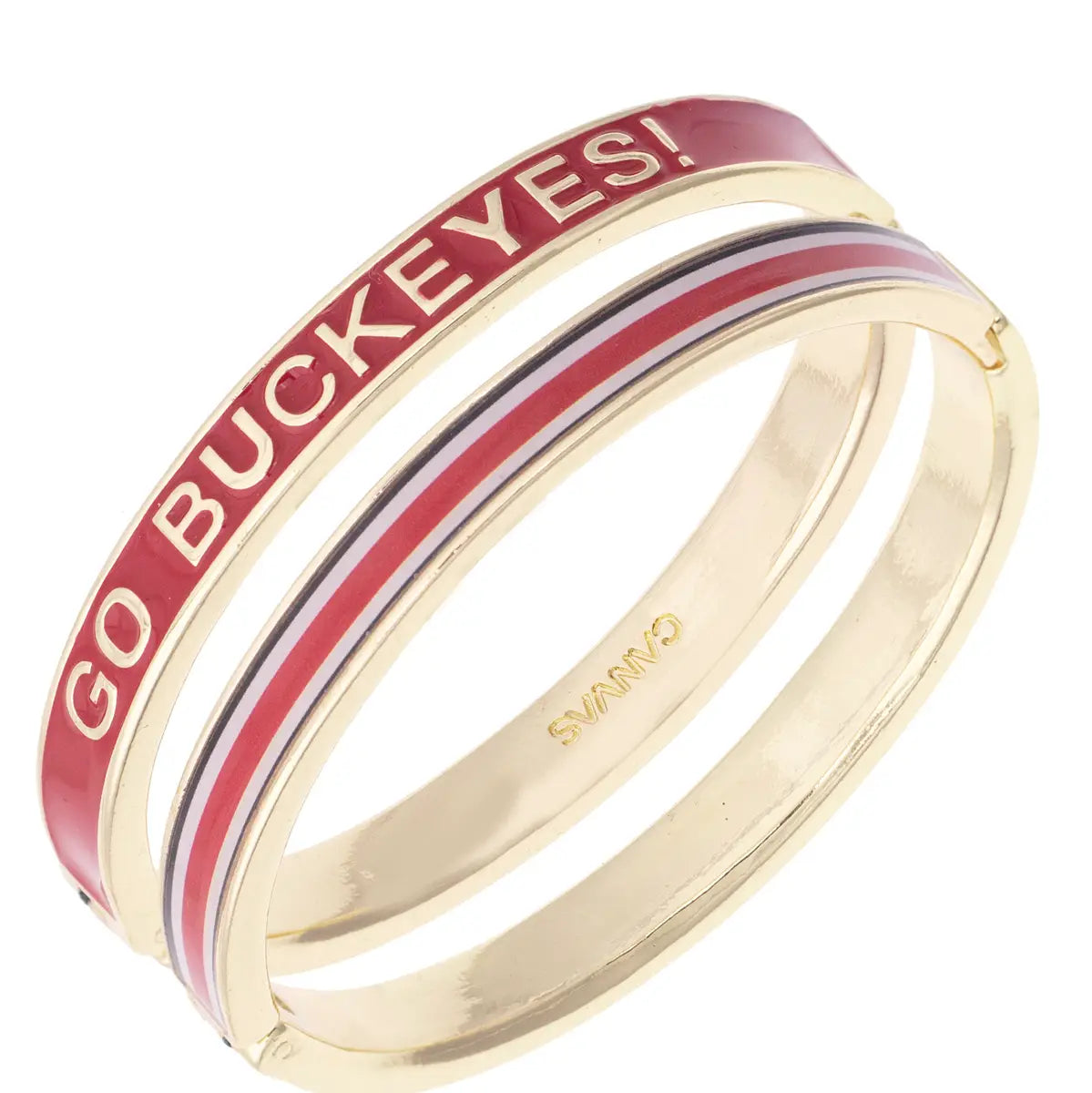 Ohio State Buckeyes Hinge Bangle