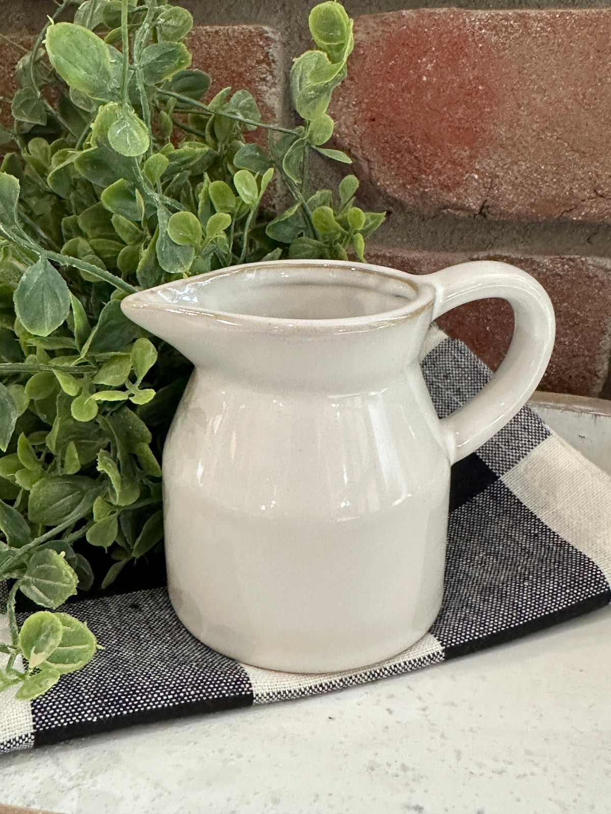 Mini Pitcher Bar Ceramic Mini Pitcher - the olde farmstead