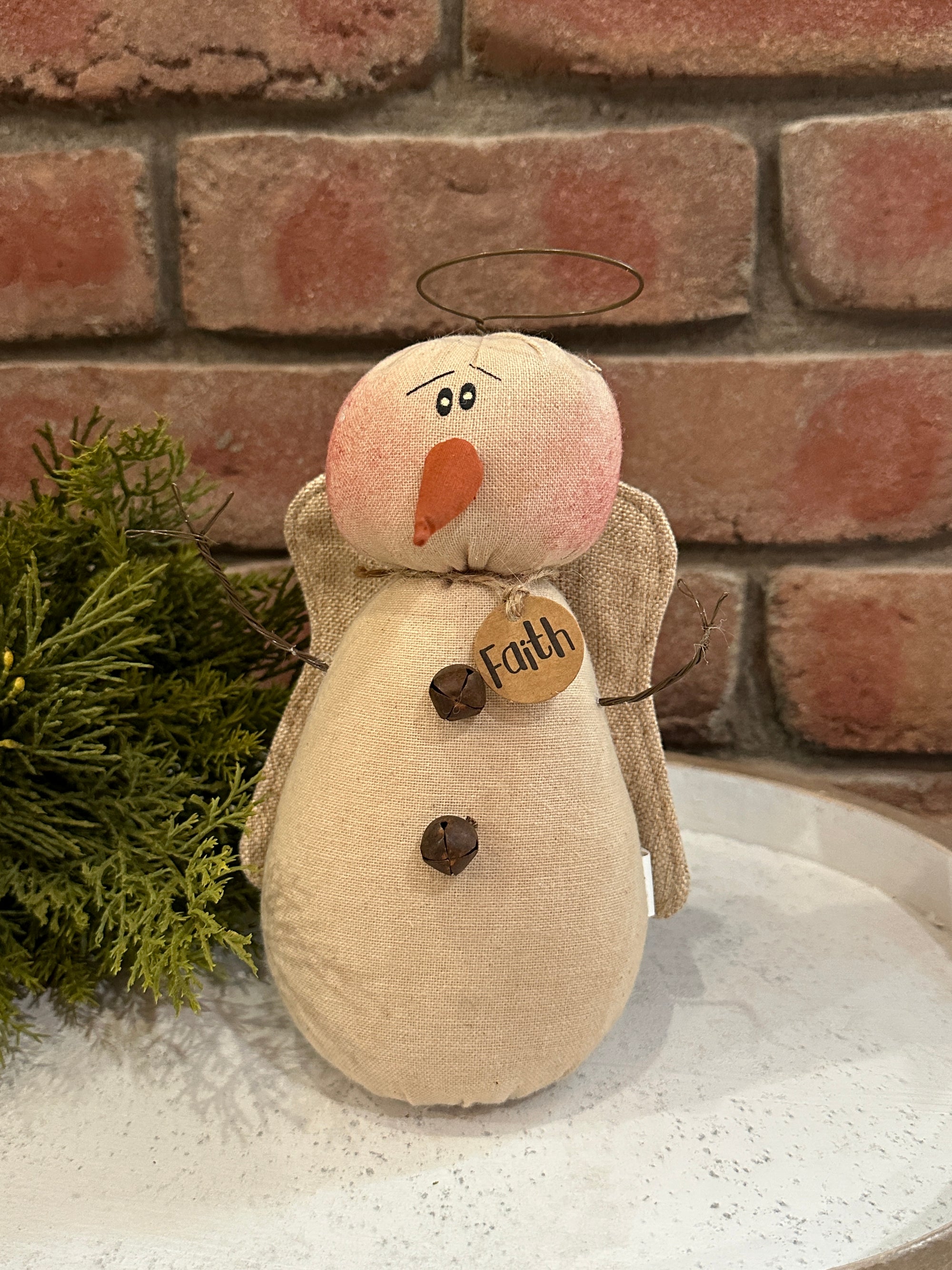 Faith the Snowy Snowman Angel