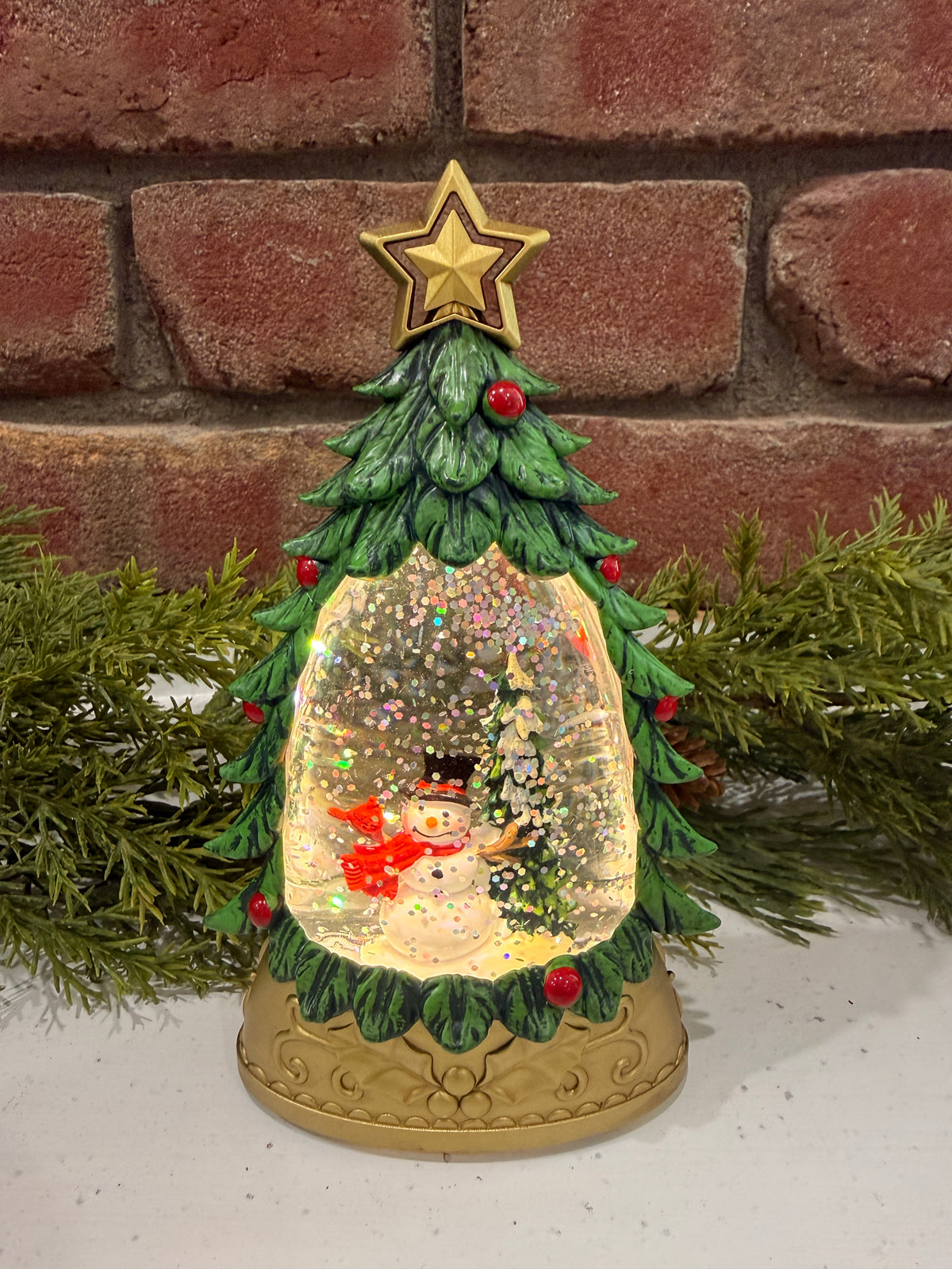 Holiday Water Globe Tree Light - 3 Styles