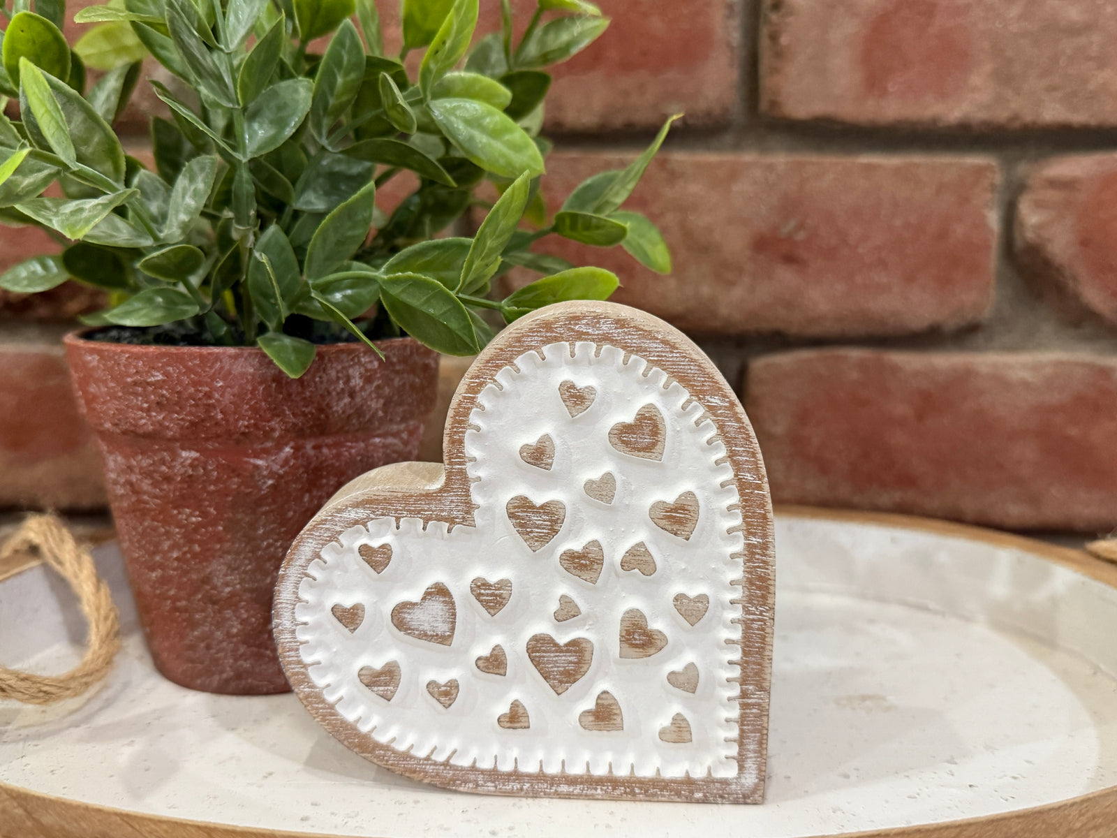 Mini Hearts Carved Heart