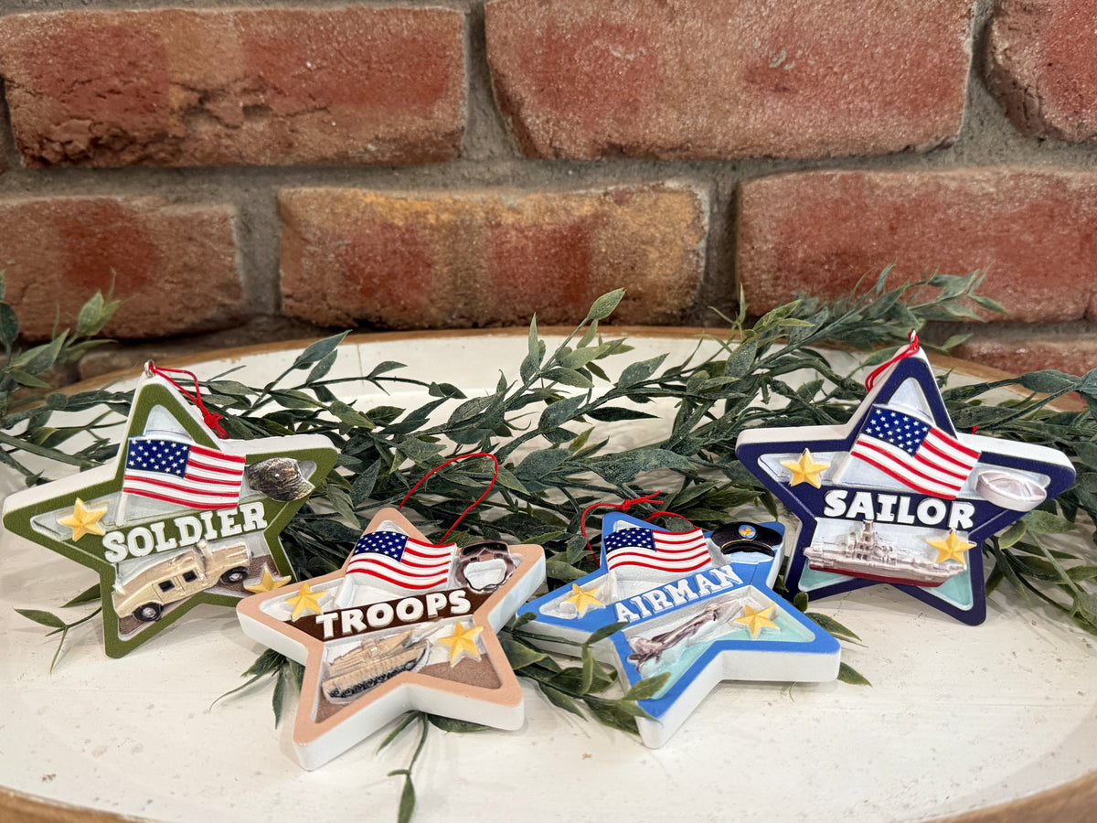 Military Ornaments - 4 Styles