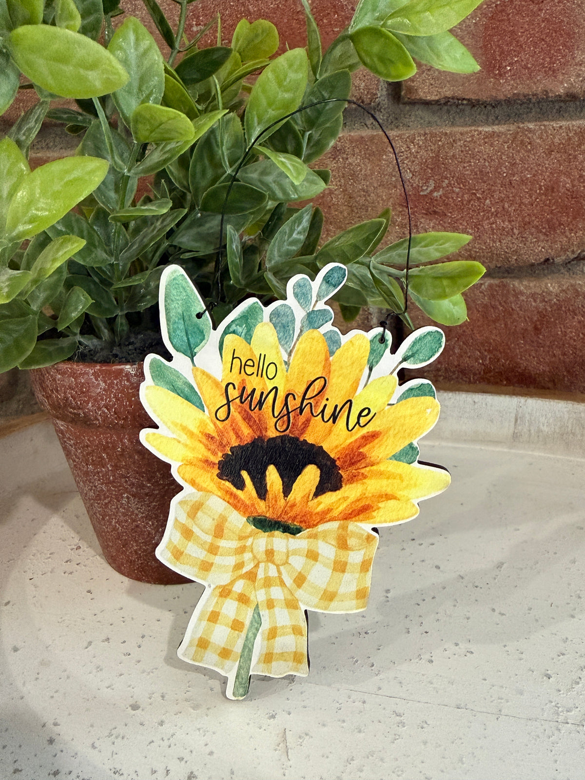 Sunshine Sunflower Ornament - 3 Styles