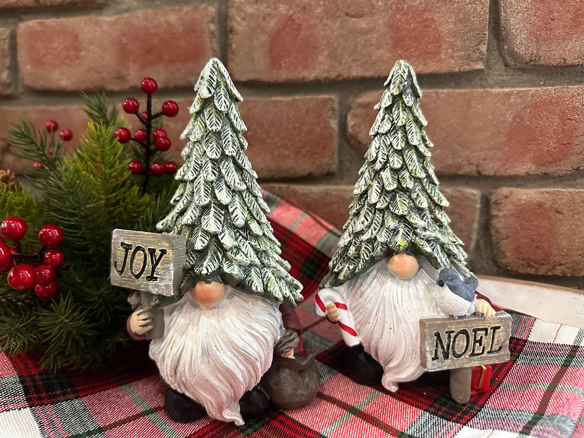 Holiday Gnome Figurine - Two Styles